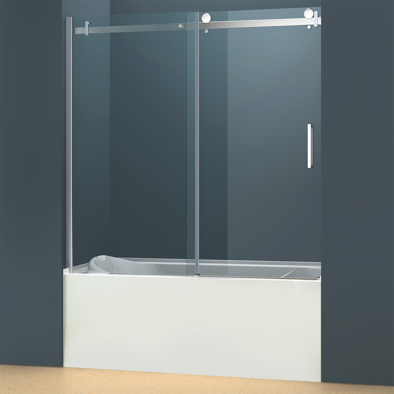Abbott Series | Single Threshold Bathtub Door