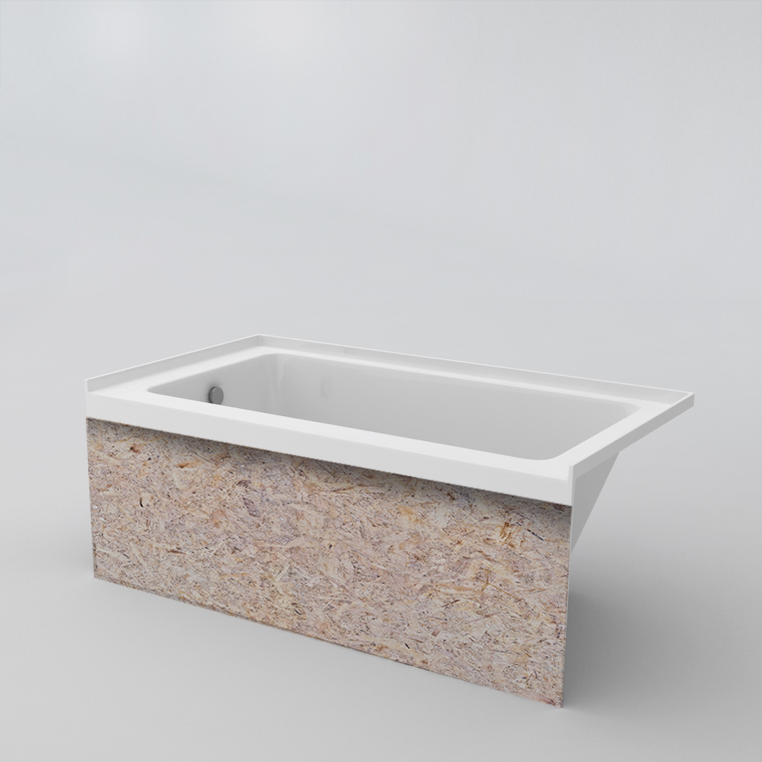 Simplicity Wood Panel 6030 (5')  Alcove Bathtubs & Whirlpools - Acritec  Industries